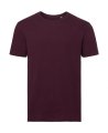 Heren T-shirt Organisch Russell R-108M-0 Burgundy